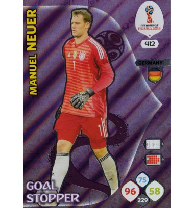 WORLD CUP RUSSIA 2018 Goal Stopper Manuel Neuer (Germany)